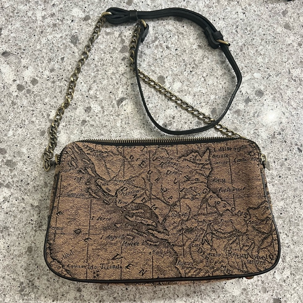 Patricia Nash Map Crossbody Bag